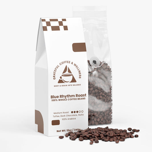 Blue Rhythm Roast - Medium Roast - Whole Bean - 12oz - Single Origin
