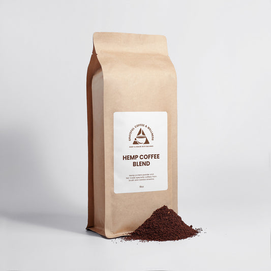Hemp Coffee Blend - Medium Roast - Ground 16oz