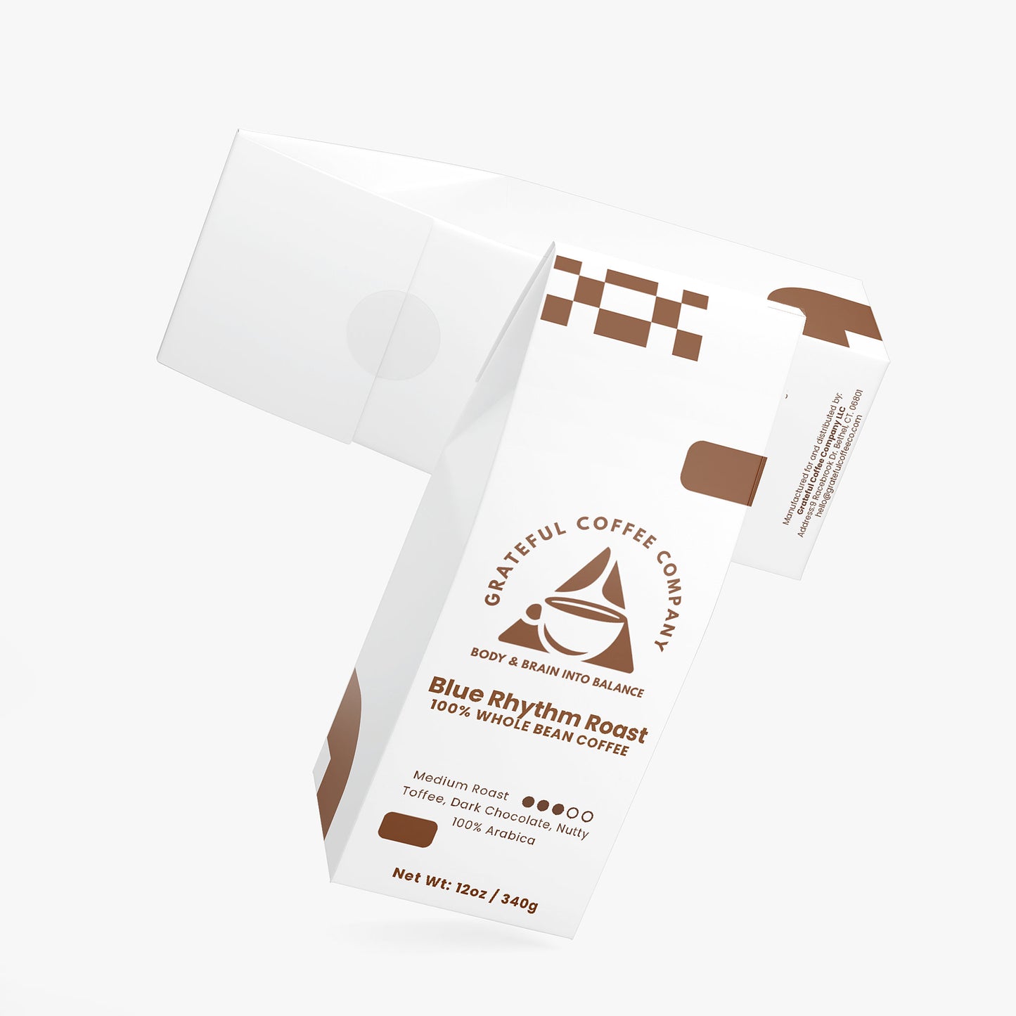 Blue Rhythm Roast - Single Origin - Brazil - Medium Roast - Whole Bean - 12oz -