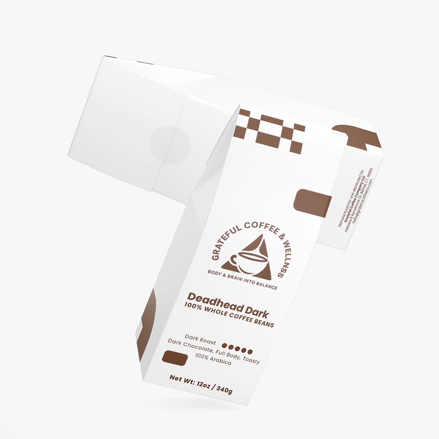 Deadhead Dark - Dark Roast - Whole Bean - 12oz - Single Origin