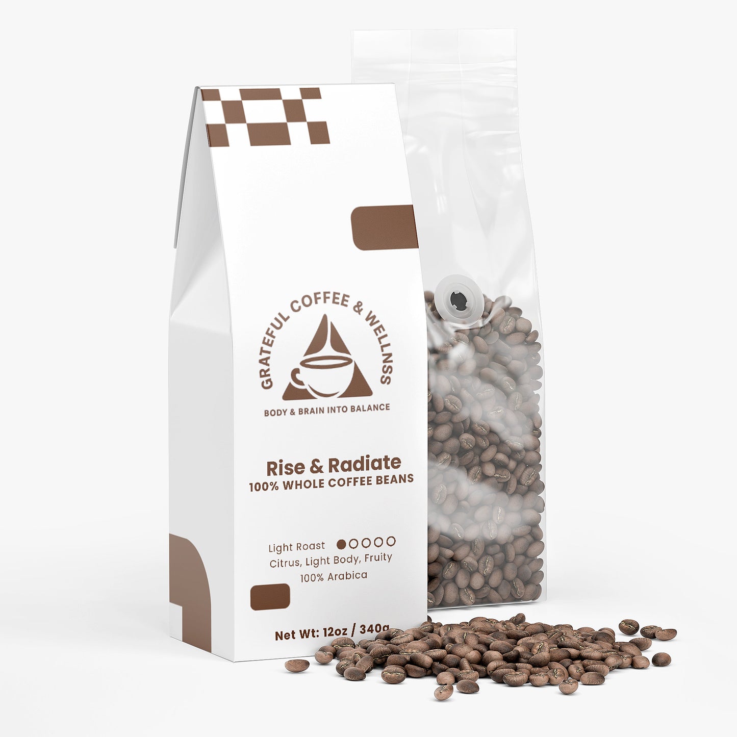 Rise & Radiate - Light Roast - Whole Bean - 12oz