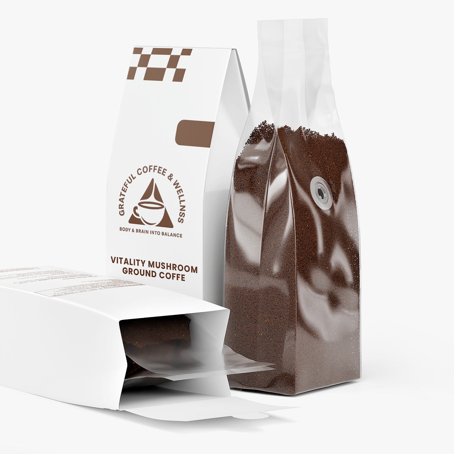 Vitality Mushroom Medium Roast - Ground Coffee - 12oz