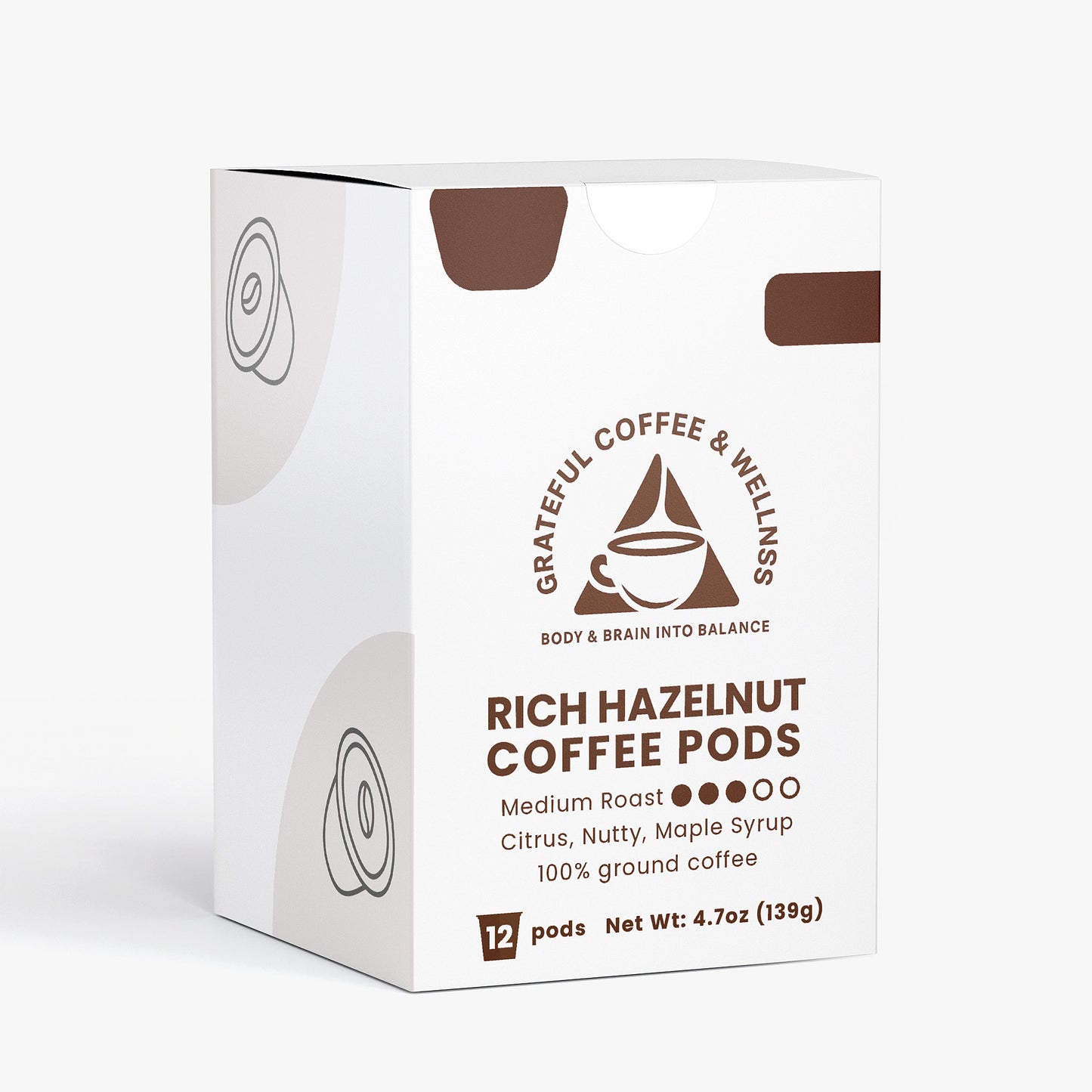 Rich Hazelnut Medium Roast Coffee Pods