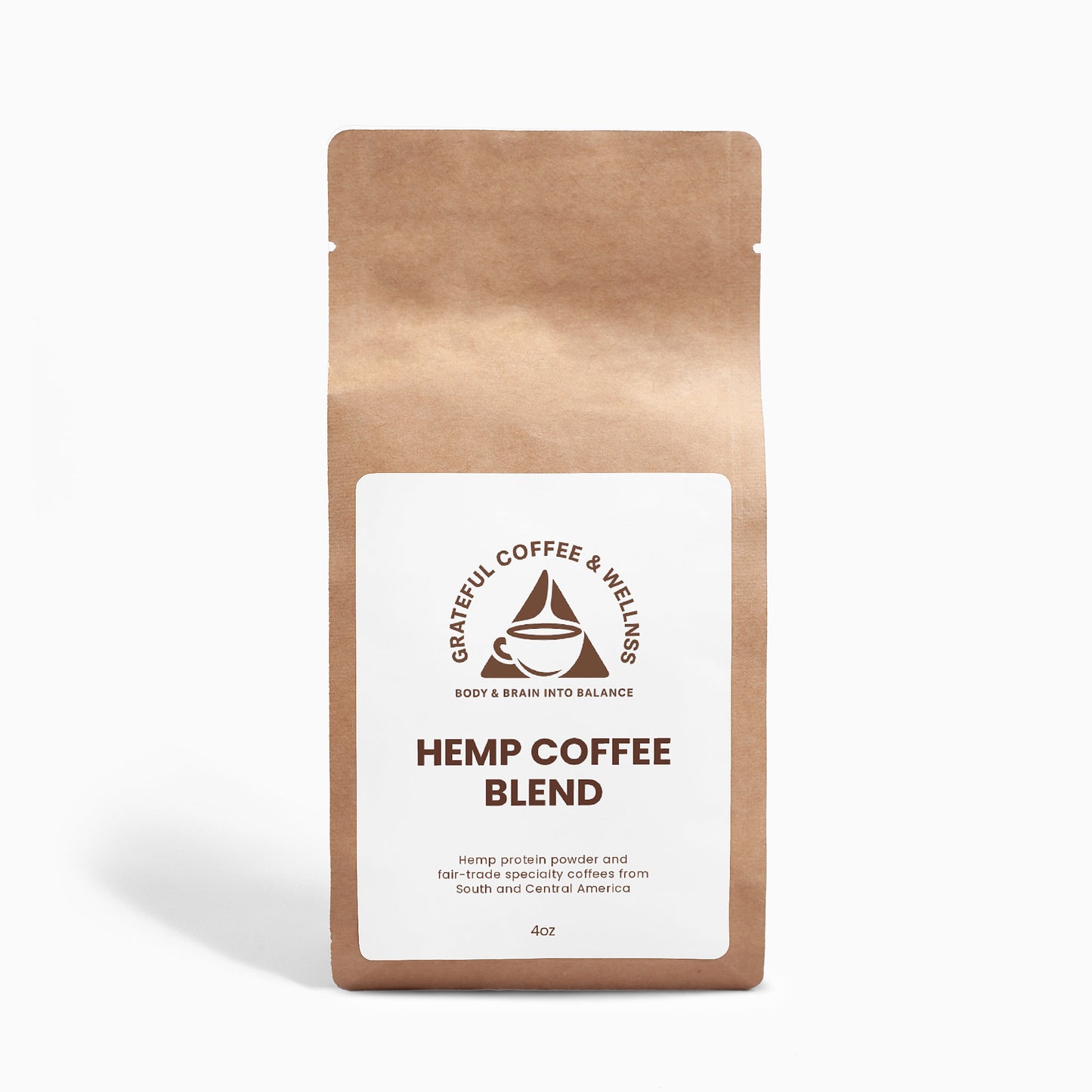 Hemp Coffee Blend - Medium Roast - Ground - 4oz
