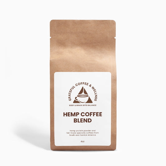 Hemp Coffee Blend - Medium Roast - Ground - 4oz