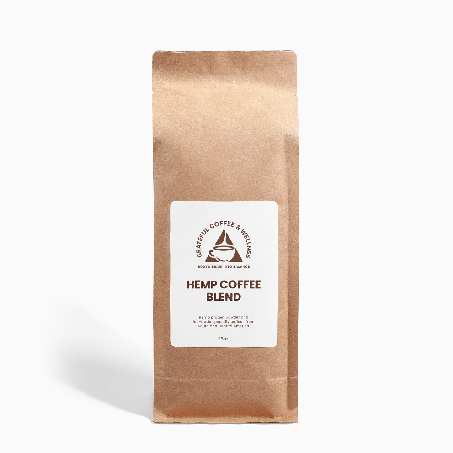 Hemp Coffee Blend - Medium Roast - Ground 16oz