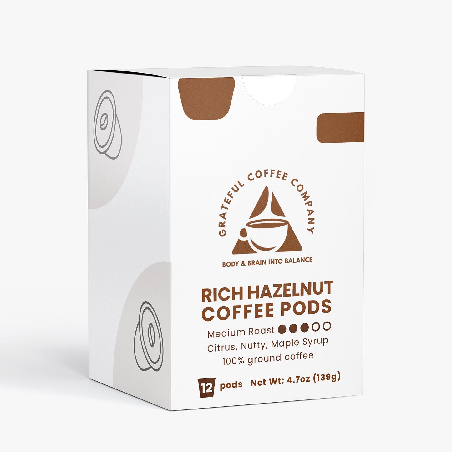 Rich Hazelnut Medium Roast Coffee Pods