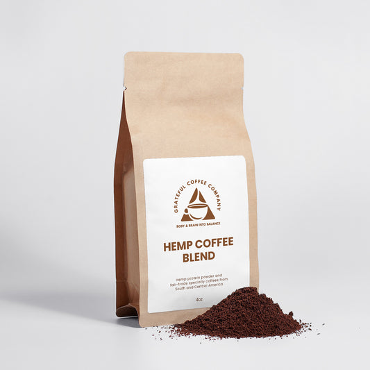 Hemp Coffee Blend - Medium Roast - Ground - 4oz