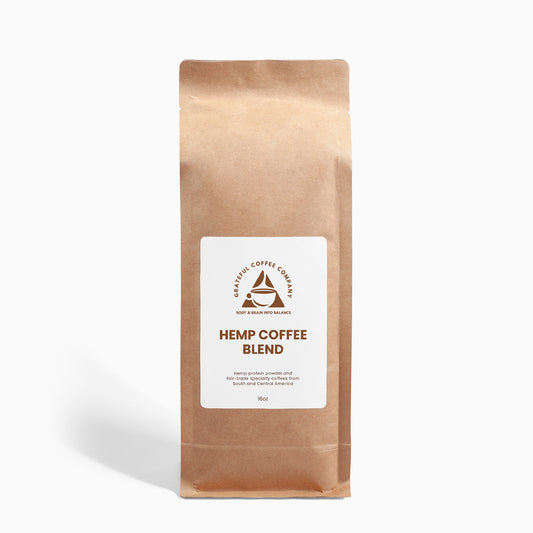 Hemp Coffee Blend - Medium Roast - Ground 16oz