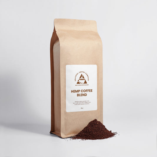 Hemp Coffee Blend - Medium Roast - Ground 16oz