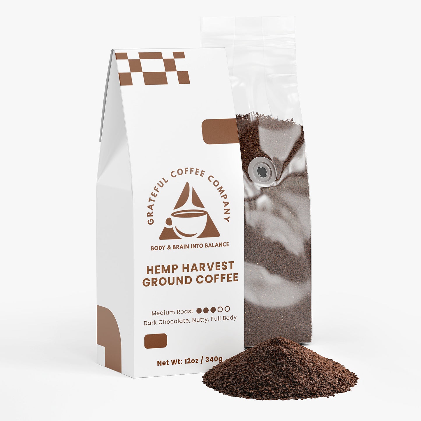 Hemp Harvest - Medium Roast - Ground Coffee - 12oz